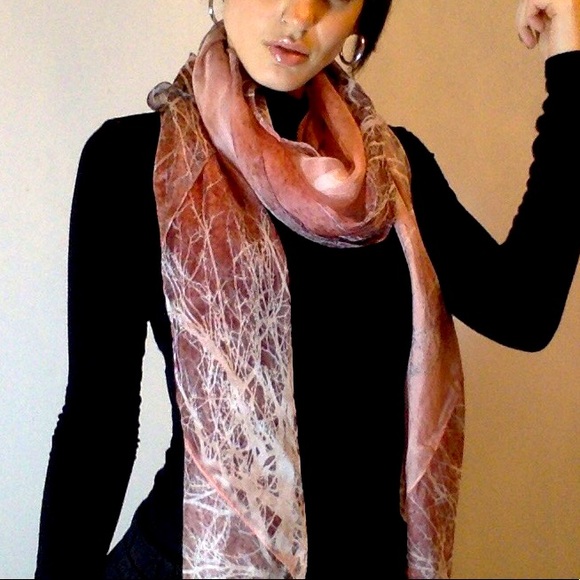 Danier Accessories - - DANIER 100% silk scarf NWT